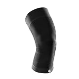 Bauerfeind Sports Compression Knee Sleeve - Lightweight Design with Gripping Zones for Knee Pain Relief & Performance, Black, Size M