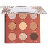 Beauty Bakerie Cosmetics Highly Pigmented Eye Shadow Makeup Palette, Sparkly/Glitter/Shimmer/Metallic/Matte Eyeshadow Look, Vegan, Cruelty-Free, Paraben-Free, 9 Shades, The Chosen Bun
