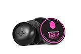 Beautyblender® | Blendercleanser® Solid Charcoal Scented Makeup Sponge & Brush Cleanser + Silicone Scrub Mat, Subtle Lavender Scent, Made in USA, Cleaning Makeup Sponges, Brushes & Applicators, 5.3oz