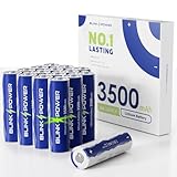 Blinkspower™ Lithium Batteries AA 16 Pack, 3500mAh NO.1 Lasting 1.5V Double A Lithium Battery 【Non-Rechargeable】