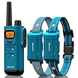 Bousnic Dog Training Collar with Remote - 4000ft Waterproof Dog Shock Collars 2 Dogs for Large Medium Small Dogs Rechargeable E Collars for Dogs Training with Beep Vibration Humane Shock(1-16) Mode