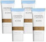 COVERGIRL Clean Matte BB Cream Deep 560 For Oily Skin, (packaging may vary) - 1 Fl Oz (1 Count) (Pack of 4)