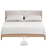 CUAZCCS Grounding Sheets - Organic Cotton and 10% Silver Fiber, Grounding Flat Sheet Wellness Sleep 76x80 Inch