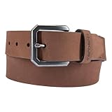 Carhartt Men's Casual Rugged Belts, Saddle Leather (Brown), 42