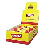 Carmex Moisturizing Lip Balm, Original Flavor, 0.35oz, 12/Box