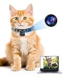 Cat Camera Collar,No APP, No WiFi, Cordless Cat Collar Camera for Video Recording, XS-Size Collar for Cats/Small Dogs,Pet Collar Camera Outdoor,Dog Collar Camera(NO SD Card Included) (XS)