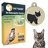 Cat Tailer Cat Tracker - Small and Lightweight Waterproof Bluetooth Pet Collar Attachment, 328 foot Range, Replaceable 6 Month Battery Life, Android/Apple iOS Compatible