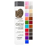 Celeb Luxury Gem Lites Cocoa Quartz Colorditioner, Color Depositing Conditioner with Bondfix Bond Rebuilder, Semi Permanent Hair Colour Glaze, Maintains and Refreshes Light Brown Brunette Hair