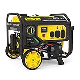 Champion Power Equipment 4750-Watt Dual Fuel Portable Generator with Electric Start, Wheel Kit