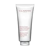 Clarins Moisture-Rich Body Lotion | Intensely Hydrates | Nourishes, Softens and Smoothes | Non-Greasy and Fast Absorbing | 88% Natural Ingredients | Body Cream With Shea Butter | For Dry Skin Types
