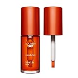 Clarins Water Lip Stain | Matte Finish | Moisturizing and Softening | Buildable, Transfer-Proof, Lightweight and Long-Wearing | Delivers Lip Treatment and Skincare Benefits With Aloe Vera | 0.2 Fl Oz