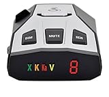 Cobra RAD 350 Laser Radar Detector: Long Range, False Alert Filter, Voice Alert & OLED Display (Renewed)