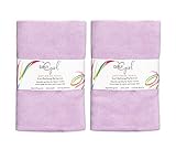 Curly Girl New (2 Pack) Microfiber Hair Towel - Anti-Frizz - Absorbent - Fast Drying - for Curly Hair
