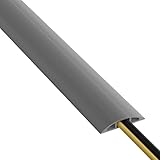 D-Line 30ft Floor Cord Cover, Floor Cable Protector, Extension Cord Cover, Protect Wires & Prevent Cable Trips, Cable Management Solution - Cord Cavity = 0.63