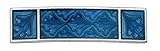 DANFORTH - Leaf Cobalt Large Barrette – Handcrafted Pewter Hair Barrettes For Women - 3 ½” Long by ¾” Wide - Made In USA