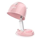 DEER BEAUTY Bonnet Hair Dryer, 1875W Pro Style Bonnet with 3 Heating Settings, Professional Sit Under Hair Dryers for Women with Ceramic Tourmaline Technology, Portable Hair Dryer for Home & Salon