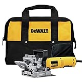 DEWALT Biscuit Joiner, 6.5 Amp, 10,000 RPM, Retractable 45 Degree Notch, For Depth Spots (DW682K)