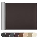 DXBULL Large Leather Repair Kit Self Adhesive Leather Tape Waterproof, DIY Leather Patch for Couches Car Seats Furniture Kitchen Cabinets Wall 23.6 x 78.7 inch (Dark Coffee)