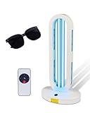 Dailytop UV Light Sanitizer for Room,UVC Disinfection Light for Mold,Ultraviolet Light with 3-Speed Timing and Remote Control,Home Disinfection Device UV Lamp for Home