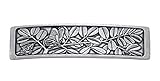 Danforth Butterfly and Bee Barrette (Classic) – Handcrafted Pewter Hair Barrettes For Women – – Any Hair Type – ¾” x 3 ¼” – Made In USA