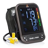 Dario Blood Pressure Monitor for Home Use Gen2 Automatic Machine, LCD Backlit Display, Large Adjustable Arm Cuff (8.75-16.5in) Smart Bluetooth App & Carry Case