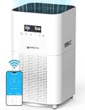 Dayette Smart WIFI Air Purifiers for Home Large Room Up to 3000 Sq Ft, APP & Alexa Control Air Cleaner, H14 Ture HEPA Filter for Allergies Pet Dander Smoke Dust, 22dB Sleep Mode for Bedroom