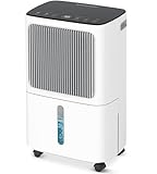 Dehumidifier for Basement with Drain Hose Max 34 Pint, VEAGASO 2500 Sq.Ft Dehumidifiers for Home, Large Room, Bathroom, Three Operation Modes, Intelligent Humidity Control, Dry Clothes, 24HR Timer