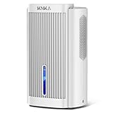 Dehumidifier,95 OZ Water Tank, 1000 sq. ft, Quiet Dehumidifier for Basement, Bathroom, RV, Closet, Bedroom with Auto Shut Off, Sleep Mode,7 Colors LED Light, Dehumidifiers for Home,White
