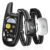 Dog Shock Collar for 2 Dogs - [2025 Newly Upgraded] Dog Training Collar with Remote, Rechargeable E-Collar Waterproof Collars with Unique Shock-Lock Keypad for Large Medium Small Dogs All Breeds