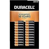 Duracell - CopperTop AA Alkaline Batteries - long lasting, all-purpose Double A battery for household and business - 40 Count