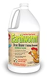 Earthworm® Drain Cleaner - Drain Deodorizer - Natural and Safer for Families - One (1) 1 Gallon bottle