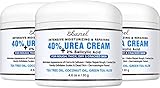 Ebanel Urea Cream 40% plus Salicylic Acid 2%, Foot Cream for Dry Cracked Heels Feet Knees Elbows Hands, Foot Dead Skin Cuticle Callus Remover Toenail Softener, Skin Barrier Repair Cream, 3-Pack