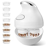 Electric Head Massager Scalp Stress Relax,Hair Scalp Massager for Hair Growth,Cordless Portable Manual Scalp Massagers for Deep Clean Waterproof Scalp Massage,Gift for Husband Wife,Cat Massager(White)