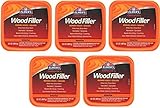 Elmer's E842L Carpenter's Interior Wood Filler; 32 Ounce; Ideal for Repairing Holes, Dents, Scratches, Gouges and Defects On Any Wood, Wallboard, Molding or Painted Surface; Pack of 5