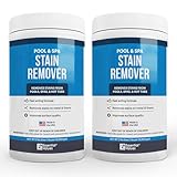 Essential Values Swimming Pool & Spa Stain Remover (2 LBS) - Compatible with Vinyl Liners, Fiberglass & Metals - Effective Formula Removes Rust & Tough Stains