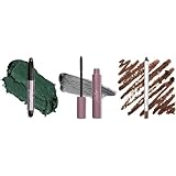 Eyeshadow 101 Cream Stick Evergreen Shimmer, Length Matters Mascara, & When Pencil Met Gel Eyeliner Bronze Shimmer for Long-Lasting, Bold, and Effortless Eye Looks