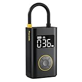 Fanttik X9 Pro Portable Tire Inflator for Compact Car, 1Min Fast Inflate Electric Bike Pump with Digital Tire Pressure Gauge, 150PSI Air Compressor for Electric Bikes, Motorcycle, Ball