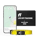 Fi Series 3 Smart Dog Collar - GPS Dog Tracker and Activity & Health Monitor, Waterproof, LED Light, Escape Alerts, Nationwide Coverage [Free 1 Year Membership] (Yellow, Large)