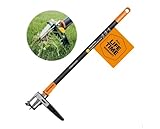 Fiskars 3-Claw Stand Up Weed Puller Tool, Gardening Hand Weeding Tool with 39" Long Ergonomic Handle with Easy-Eject Mechanism