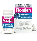Florajen Digestion Probiotics (Refrigerated) - Advanced Gas & Bloat Supplement with Lactobacillus, Supports Gut Health, Unbloat & Good Flora, Adult Daily Probiotics for Constipation, 60 Count