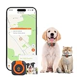 GPS Tracker for Dogs Cat Tracker Dog Tracker Health Monitoring for GPS Dog Collar Smart GPS Cat Tracker Dog GPS Tracker Pet Tracker for Cats 4G Network Dog Tracker Tag