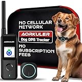 GPS Tracker for Dogs No Subscription, GPS Location Without Cell Network, Suitable for Open Areas with Poor Network Signals No Monthly Fee IP67 Waterproof (Tracker 2)