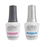 Gelish Dynamic Duo Soak Off Gel Nail Polish - Foundation Base and Top Sealer