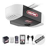 Genie 7035-PV Chain Drive 750 with BBU Garage Door Opener, 3/4 HPC, Black