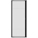 Genius Cool Retractable Screen Doors for Single Door, Standard - Width (32 in to 36 in) x Height 80 in - Black Retractable Screen Doors - Front, Entry, Patio & More - Roll Away Retractable Screen