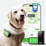 GlocalMe KeyTracker GPS Tracker for Dogs, Global Unlimited Range Pet Tracker with 6 Location Technologies for Real Time Tracking, GPS Dog Tracker with Global Network Service, Waterproof