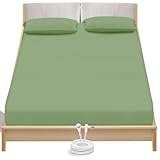 Grounding Sheets King Size - Organic Cotton and Silver Fiber, Grounding Fitted Sheet Wellness Sleep Grass
