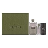 Gucci Guilty 3 Piece Hardbox Gift Set for Men (3 Ounce Eau de Toilette Spray + 2.4 Ounce Deodorant Stick + 0.5 Ounce Eau de Toilette Travel Spray)