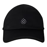 Gymwrap Pony 2.0 Sweat-Wicking Ponytail Hat for Women - Adjustable Baseball Cap for Running, Workouts, Tennis & Outdoors Black