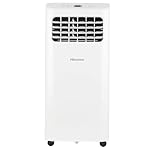 Hisense Portable Air Conditioner 5000-BTU DOE (115-Volt) White Vented, Remote control, Cools 150-sq ft, 24 Hour Timer, 3-modes (Cooling, Fan, Dehumidifier), Noise Level dB 47 - AP0522CR1W (Renewed)